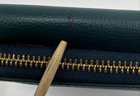 Fossil Leather Zip Around Wallets Black Tan Orange Lot of 3
