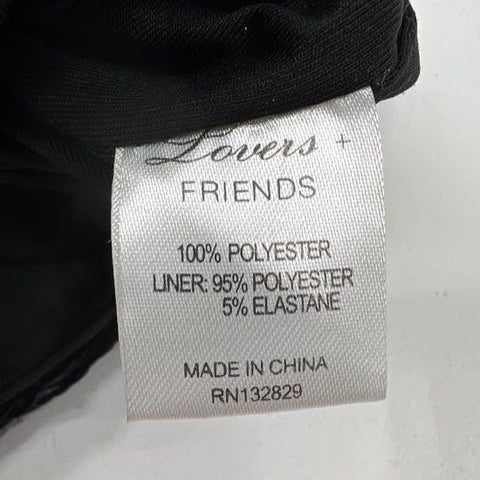 Lovers + Friends Women's Teal Sequin Chevron Mini Dress V-Neck Bodycon Sz S