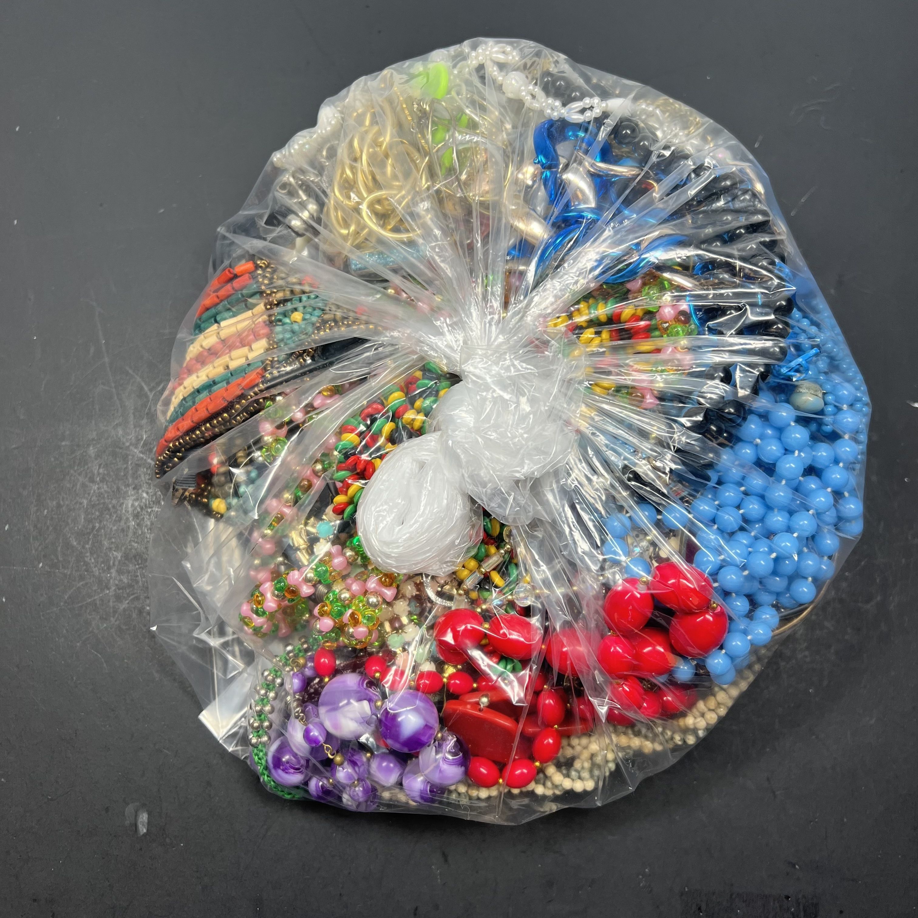 5LB Wearable Costume Jewelry Mixed Items Bag