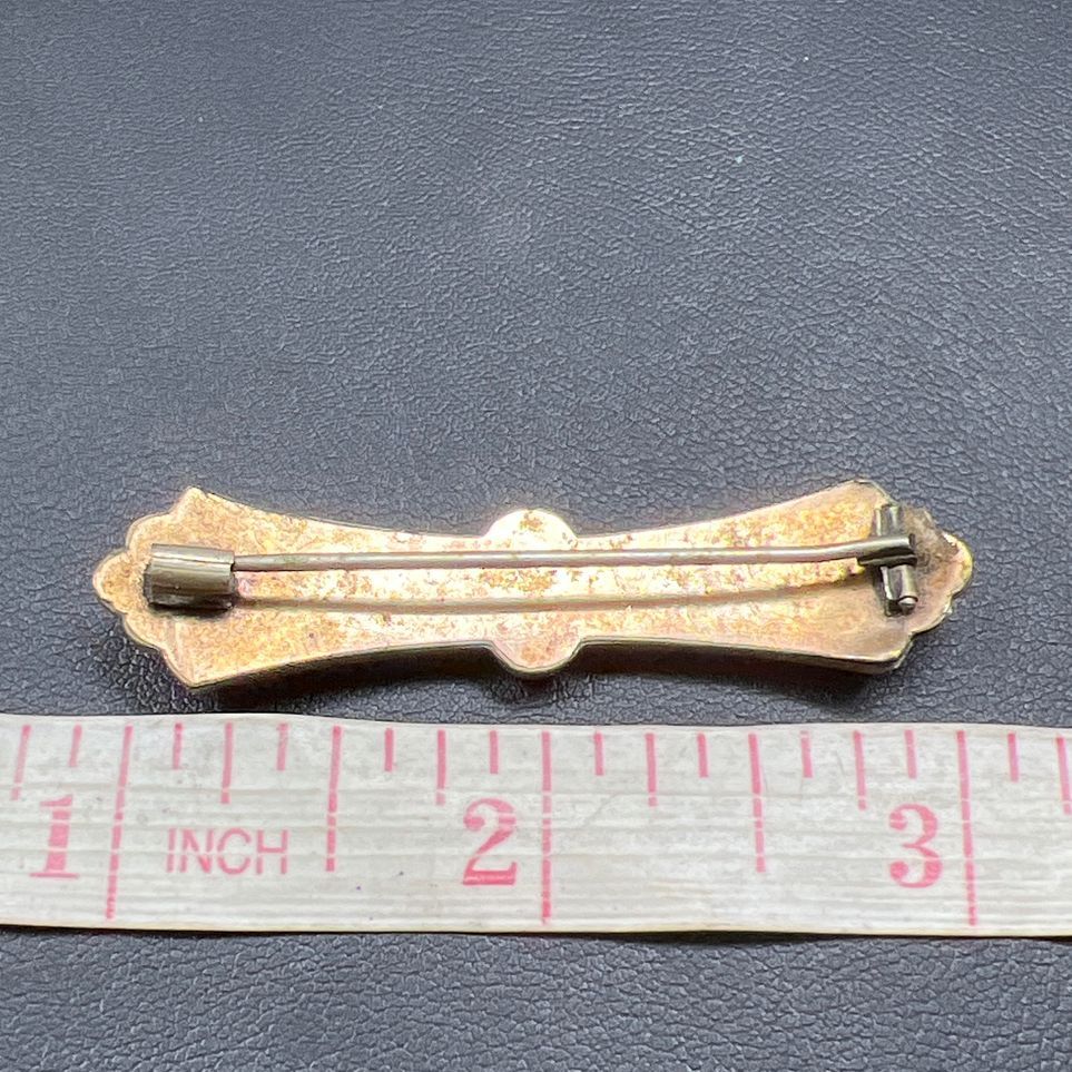 Antique Gold Filled Brooch 3.47g