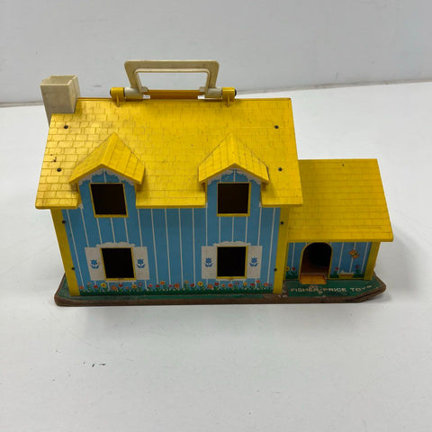 Vintage 1970s Fisher-Price Play Family House #952 Little People Dollhouse