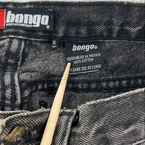Vintage 90s Bongo Black Acid Wash High Rise Straight Leg Jeans Women's 5