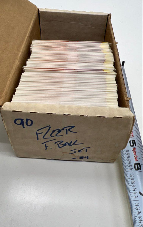 Sports Card Lot 1980s-90s Baseball Football Donruss Fleer Pro Set ~1500 Cards