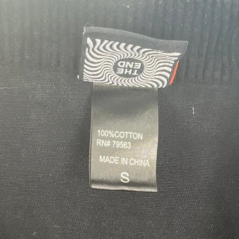 Spitfire Men's The End Chore Jacket Black Green Contrast Skate Size S