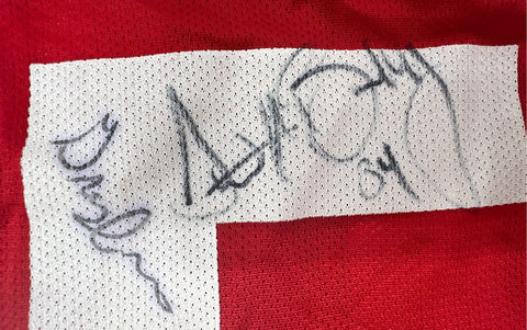 NCAA Nebraska Huskers Football Jersey #15 Autographed Signed Size L Red Vintage