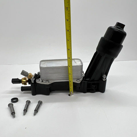 Engine Oil Filter Housing Adapter Assembly with Oil Cooler & Sensors New
