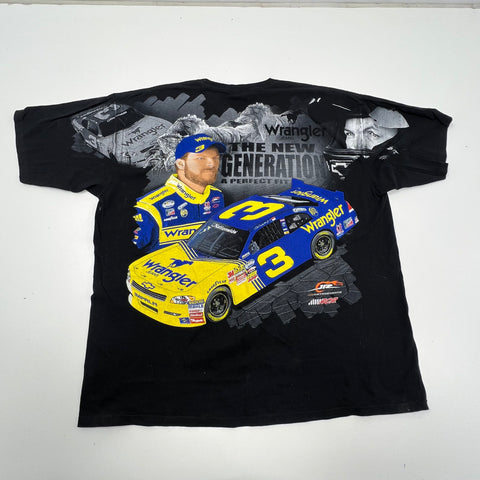 Vintage 2010 Dale Earnhardt Sr Jr NASCAR Hall of Fame Chase T-Shirt Sz 3X