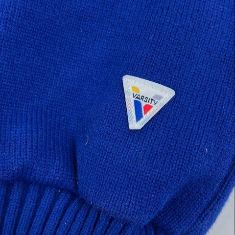 Vintage 80s Varsity UDA Cheerleader Knit Sweater Made in USA Sz 36