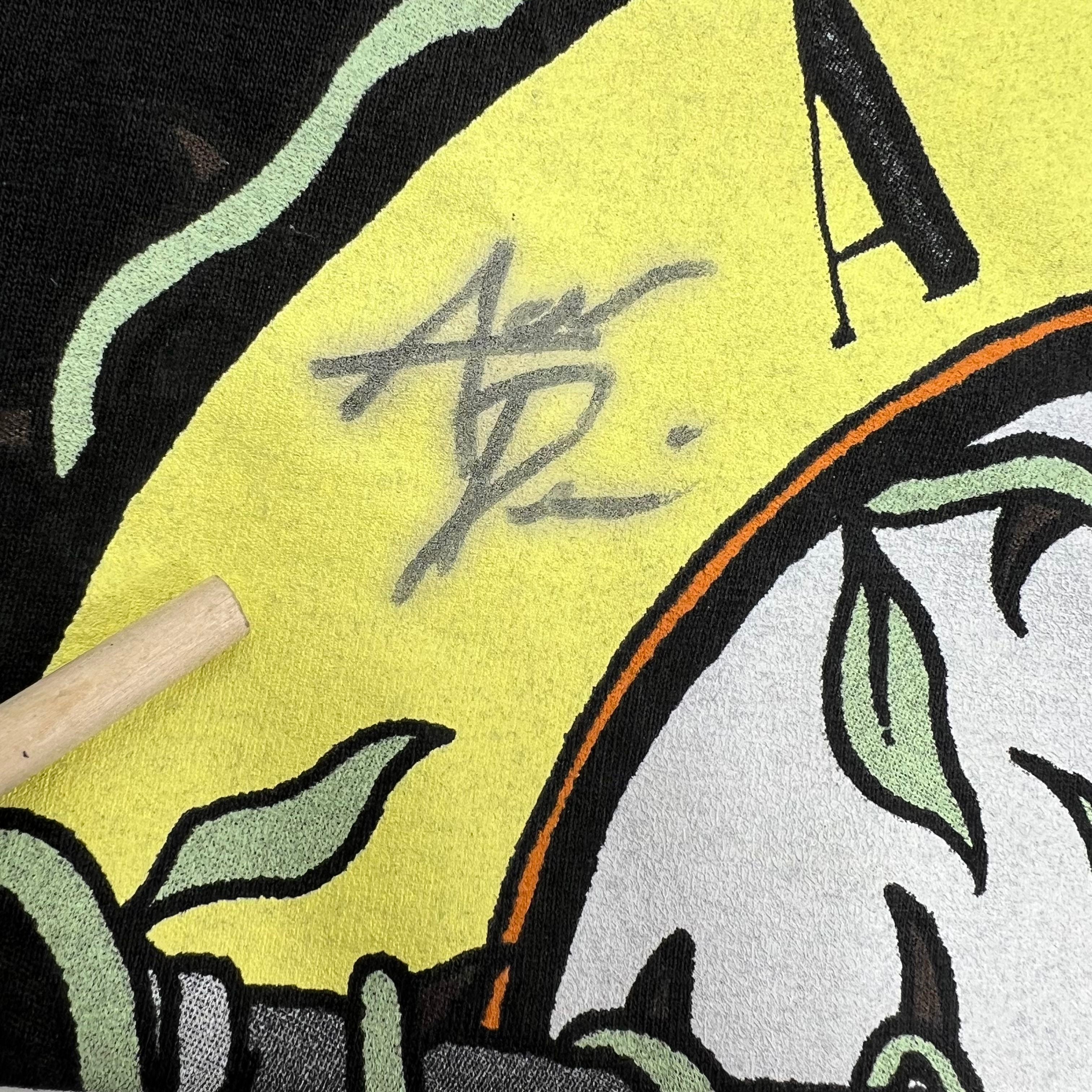 Adam Devine SIGNED Autograph 2017 Weird Life Tour T-Shirt GNR Parody Sz M