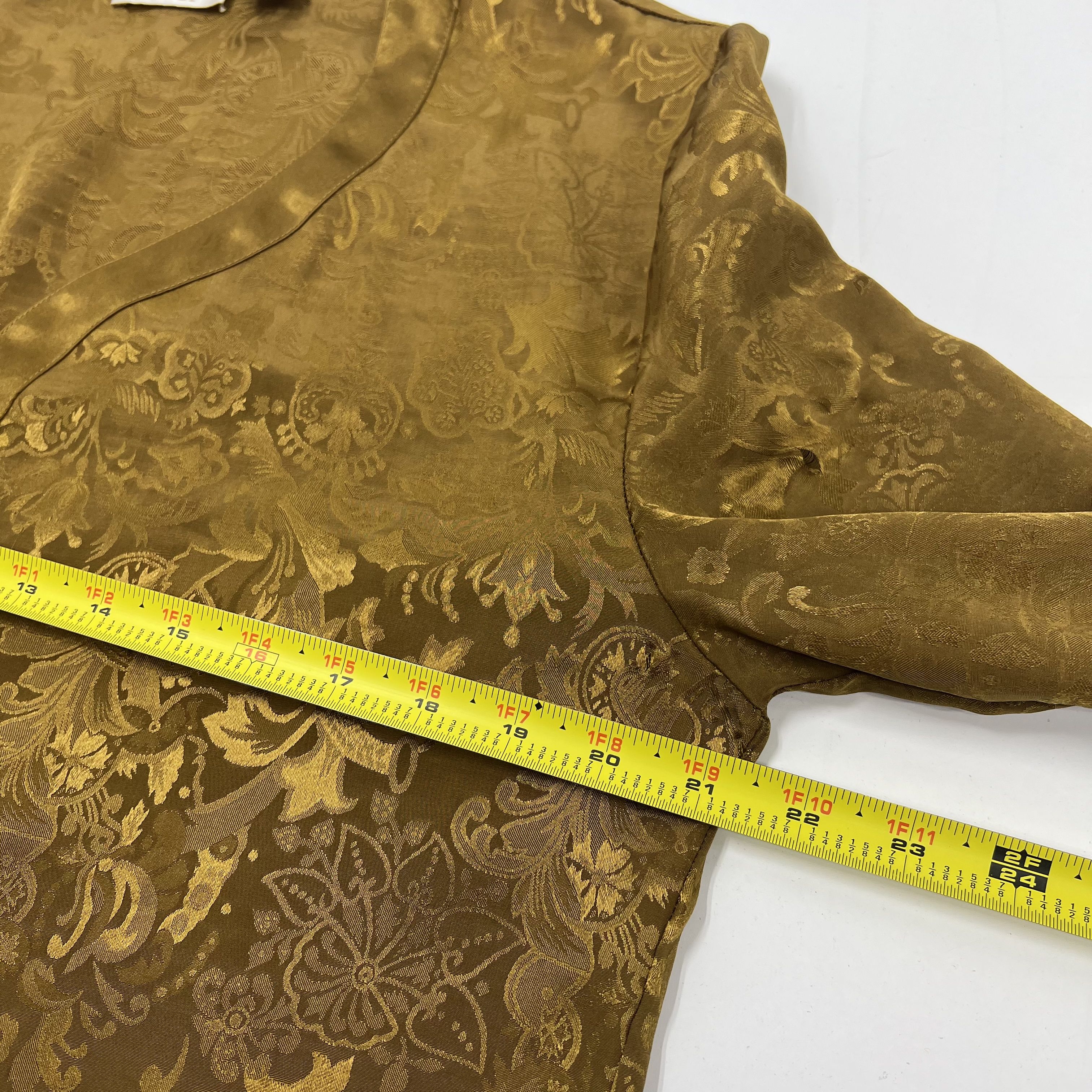 Vintage Victoria's Secret Gold Label Pajama Set Small Bronze Gold Tone