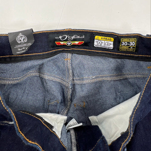 MO'CYCLE Kian Airbag Motorcycle Jeans Dark Wash Regular Fit Sz 30x30