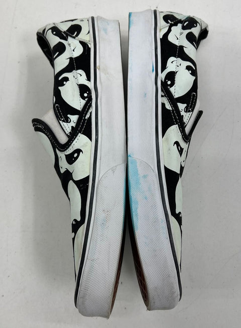 Vans Classic Slip-On Alien Ghost Glow In The Dark Skate Shoes Men's Size 11