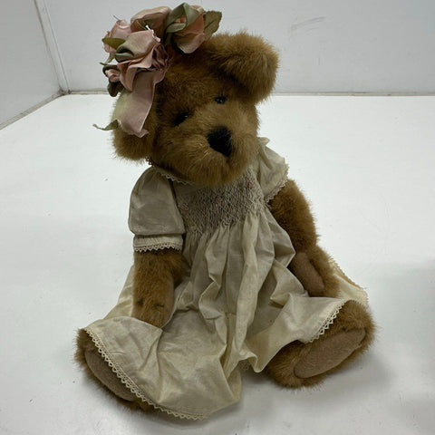 Boyds Bears Plush Lot Vintage Stuffed Animal Collection 5 Pieces With Clothes