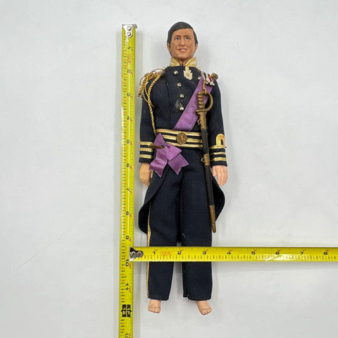 Prince Charles Doll Royal Wedding Military Uniform 12 Inch Vintage No Shoes