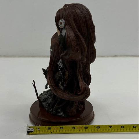 Bradford Exchange Native Spirits Maiden with Wolves Figurine Sculpture LE 2018
