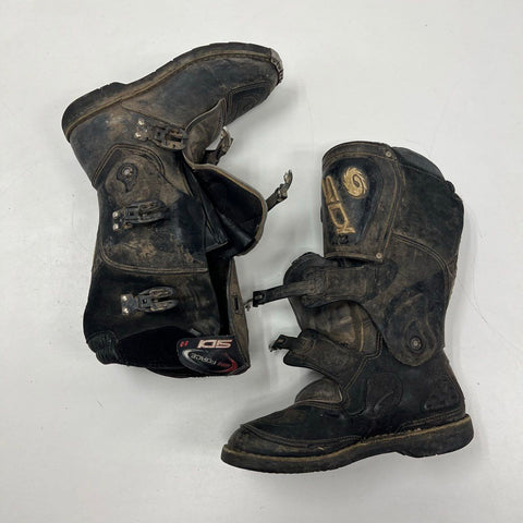 Sidi Mini Force Black Motocross MX Boots Youth Size 7