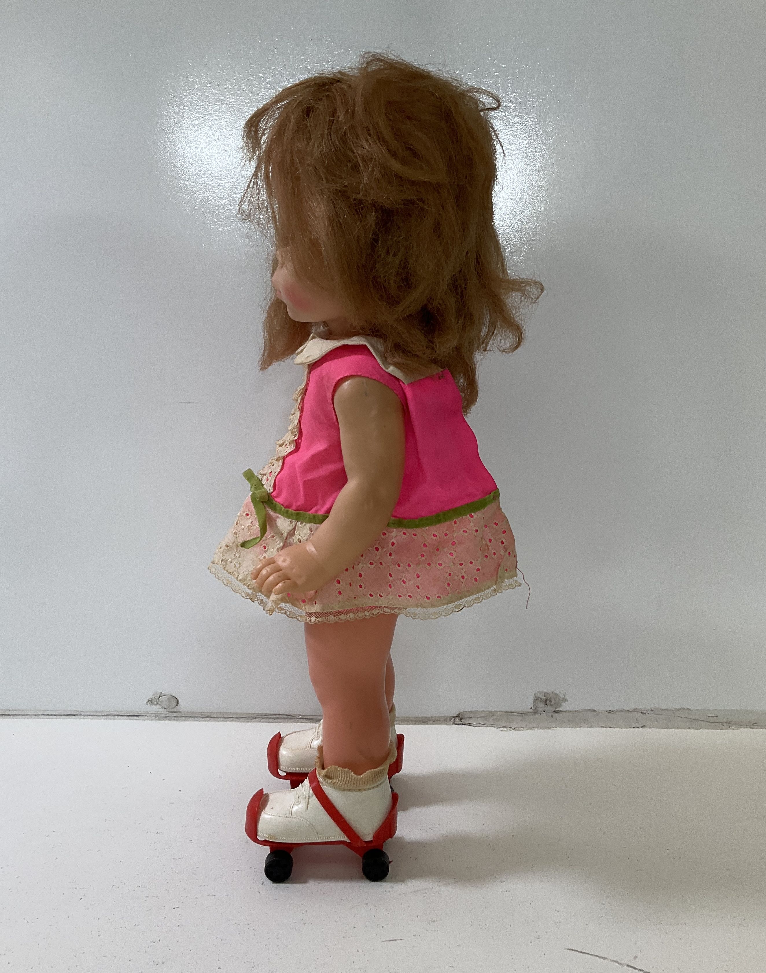 Vintage 1964 Mattel Baby's First Step Doll Non Working For Parts Or Repair