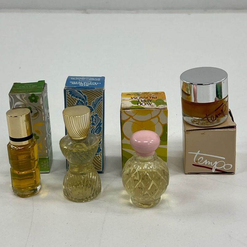Avon Vintage Collectible Mini Travel Perfume Fragrance OPENED BOXES