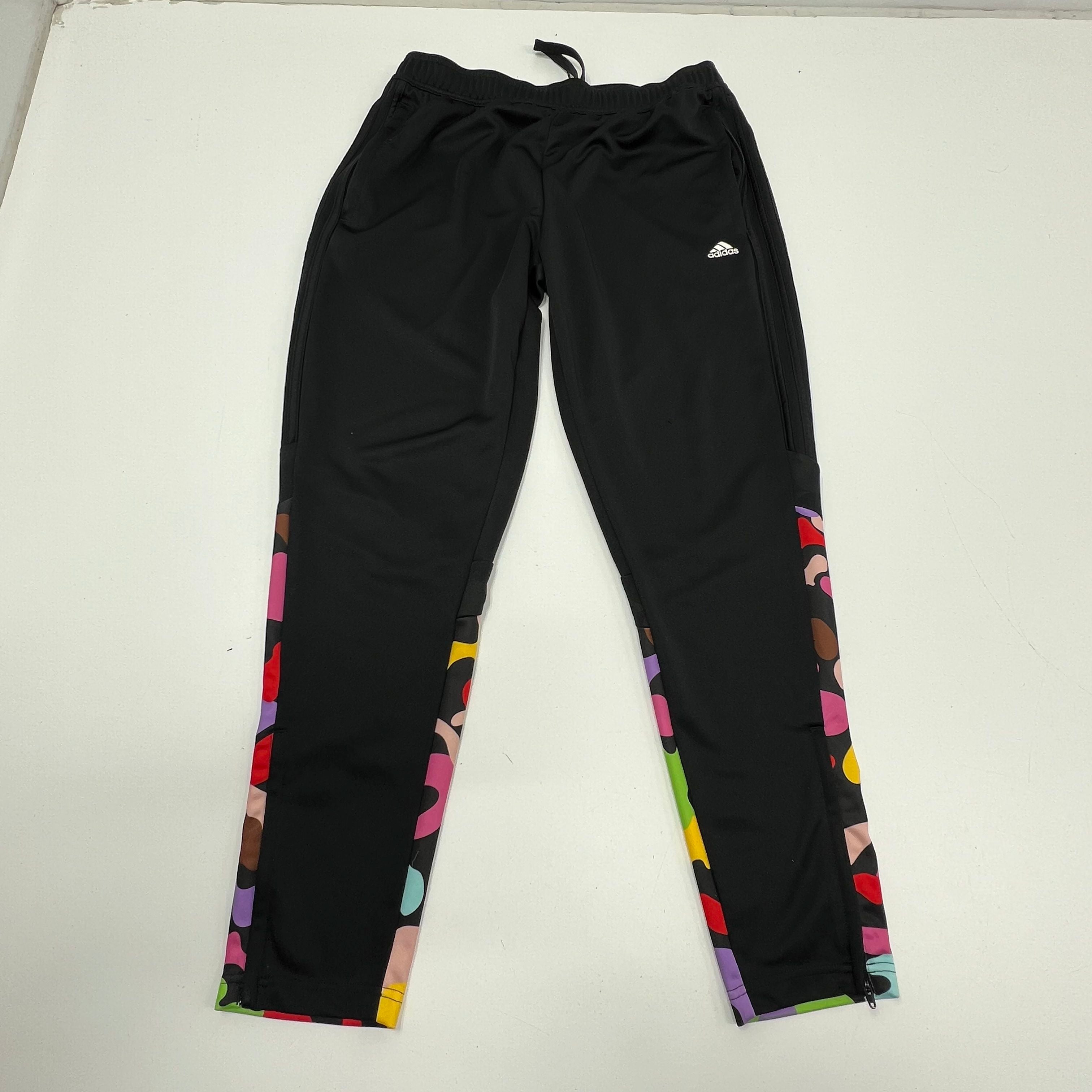Adidas x Rich Mnisi Tiro Track Pants Black Multicolor Abstract Print Men's Size