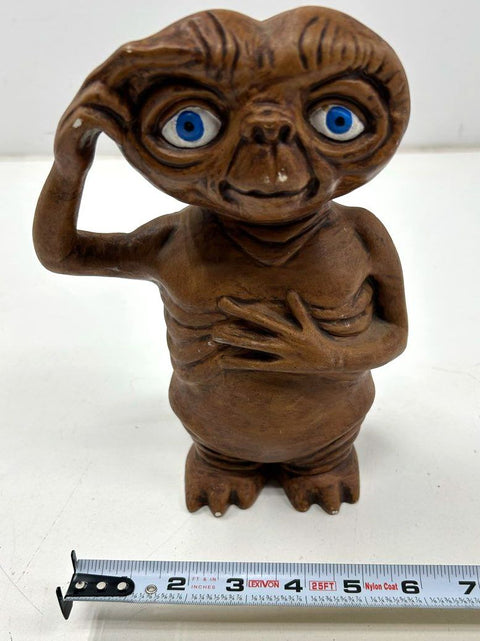 Vintage 1983 Handmade ET The Extra-Terrestrial Statue Figure 10" Tall