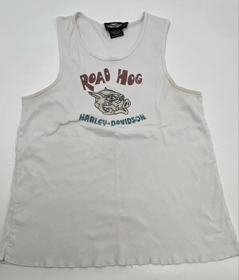 Vintage Harley-Davidson Tank Top Lot Road Hog Rhinestone Graphic Sz XL-2XL