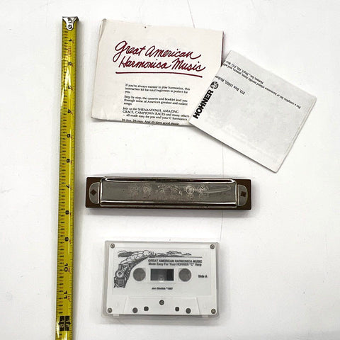 Hohner Marine Band Diatonic Harmonica Key of C Vintage Instructional Kit 1987