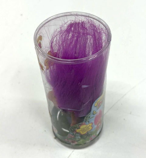 2006 DAM Good Luck Charm Trolls Doll Purple Hair Play Along Sealed NIB