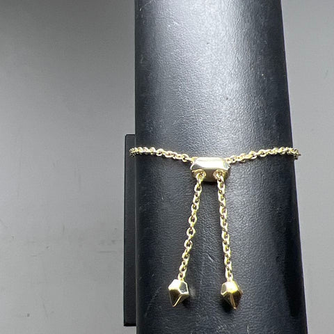 Kendra Scott Pink Rhinestone Adjustable Gold tone Bracelet