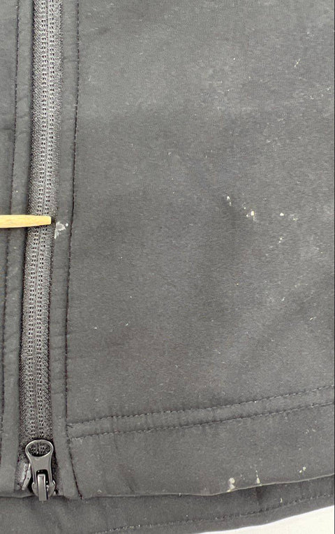 Wustenkatze Women's Black Heated Jacket Full Zip Hooded with Battery Sz M