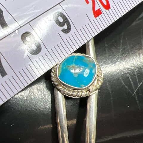 Sterling Silver Turquoise Cuff Native American Style Bracelet 8.88g