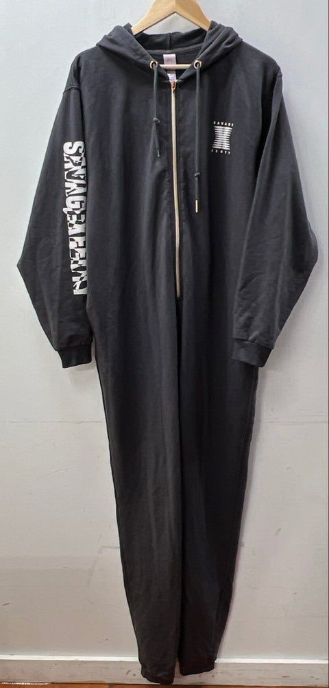 Savage X Fenty Women's Loungewear Lot Jumpsuits & Robe Gray Black Teal Sz L XL