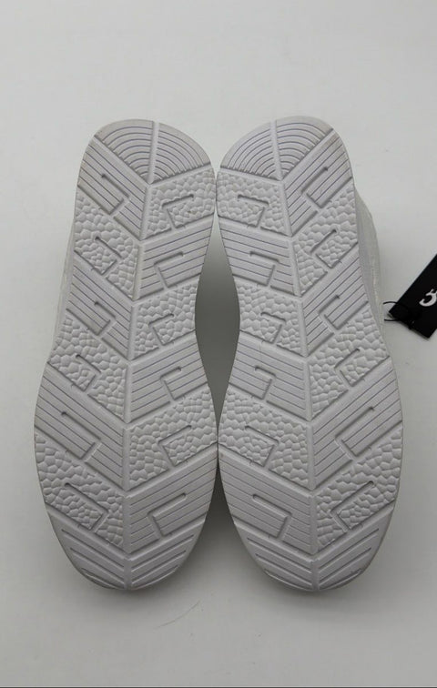 Conzuri White Knit Height Increasing Lifestyle Running Sneakers Men's Size 8.5