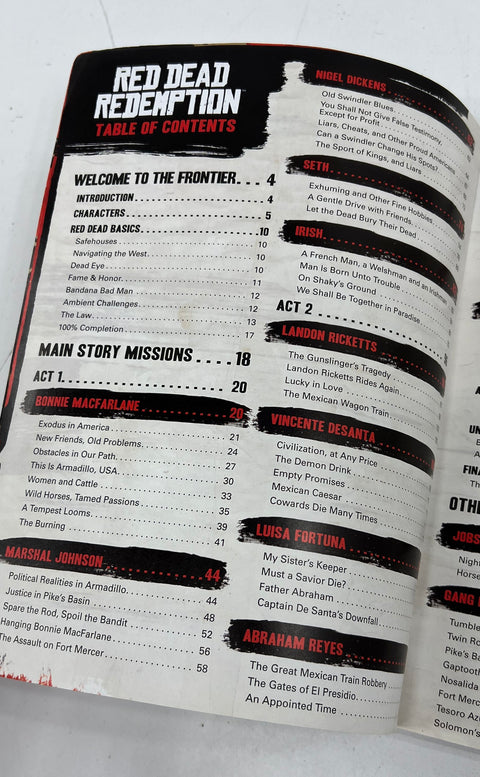 Red Dead Redemption Official Strategy Guide BradyGames PS3 Xbox 360 Signature