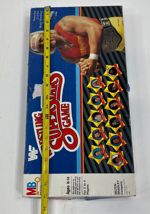 Vintage 1985 WWF Wrestling Superstars Board Game Milton Bradley Hulk Hogan