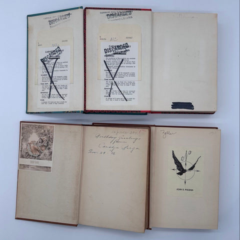 Pearl S. Buck 4 Book Lot Hardcover Kinfolk Pavilion of Women Fighting Angel