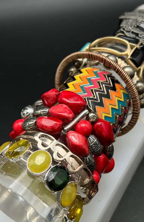 Fashion Jewelry Bracelet Lot 23pc Supernatural Boho Beaded Bangles Cuffs