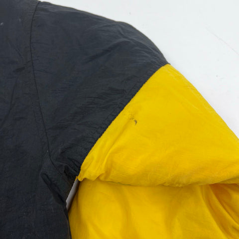 Vintage 90s Logo 7 Iowa Hawkeyes Hooded Puffer Jacket Sz L