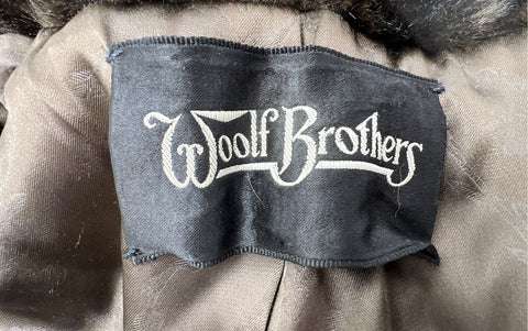 Woolf Brothers Vintage 70s Women's Brown Faux Fur Coat Grandella II