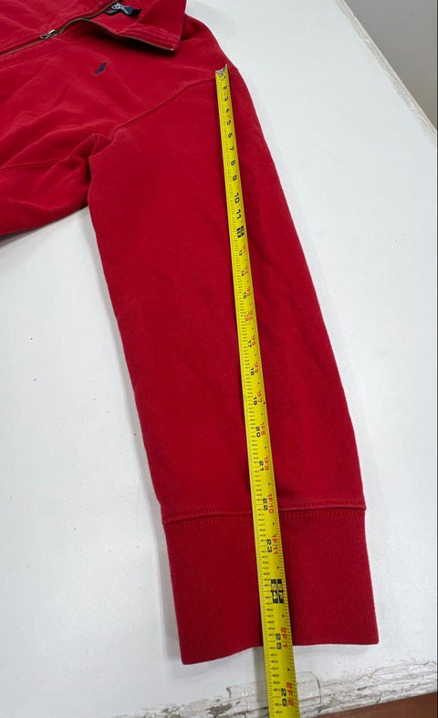 Polo Ralph Lauren Men's Full Zip Mock Neck Jacket Red Embroidered Pony XXL