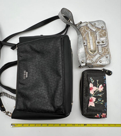 Guess Purses Handbags Crossbody Bag Mini Bag Wallet Lot of 4 Pieces
