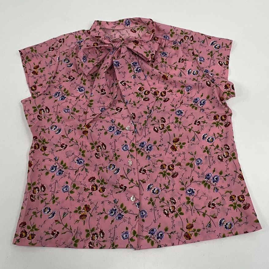 VTG Women's Mixed Brands & Styles Button Up Blouse Lot c1970's Mixed Sizes READ