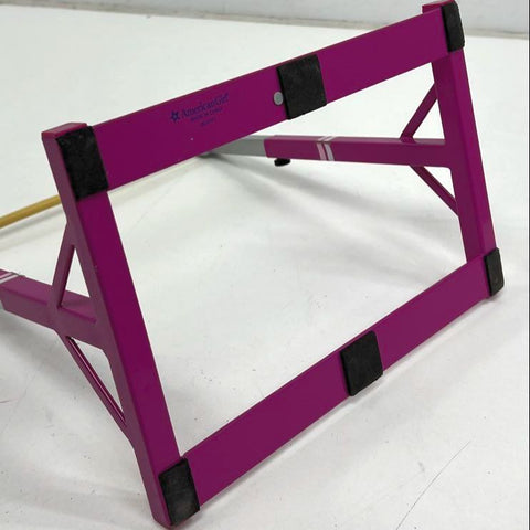 American Girl Doll Uneven Bars Set Gymnastics Playset Accessory Purple