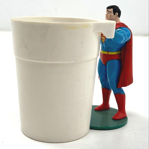 Burger King DC Super Heroes Cup Lot 4 Pieces Batman Superman Wonder Woman 2003