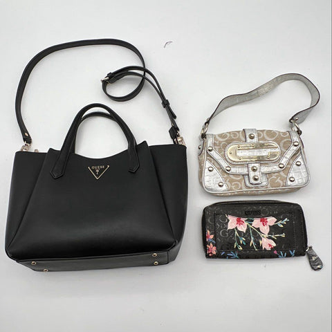 Guess Purses Handbags Crossbody Bag Mini Bag Wallet Lot of 4 Pieces