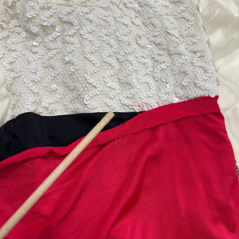 Vintage 80s Wolff Fording Art Stone Dance Costume Lot 80s Graphic Sequins