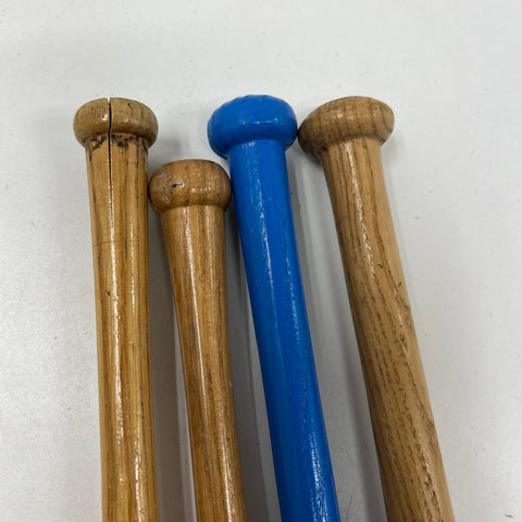 Mark McGwire Rawlings + 3 MLB MiLB Mini Baseball Bat Lot Astros Indians Bees