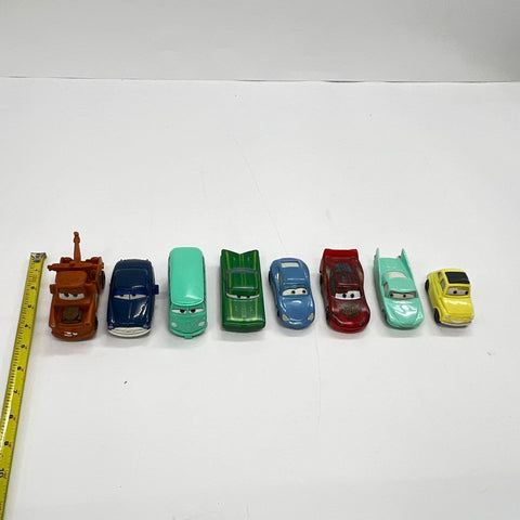 McDonalds Disney Pixar Cars Toy Car Lot 8 Vehicles Mater McQueen Luigi Sally