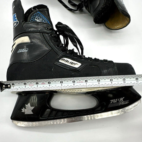Bauer Supreme Composite Ice Skates TUUK Plus Blades Black ~11.25" Outsole