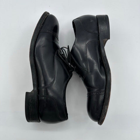 Florsheim Black Leather Cap Toe Oxford Dress Shoes Men's Size 9