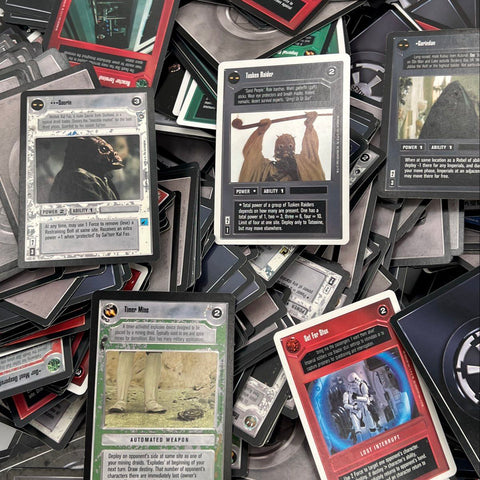 Star Wars CCG Customizable Card Game Lot Decipher 1995 Bulk 5 Pounds Vintage